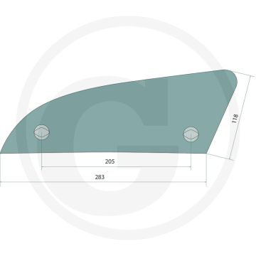 Rister-voorstuk incl. bouten, rechts - passend voor lichaam: rl, rs, rh
