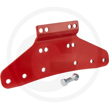 Buitenplaat voor balkhouder met breekbout 800 mm - type: em