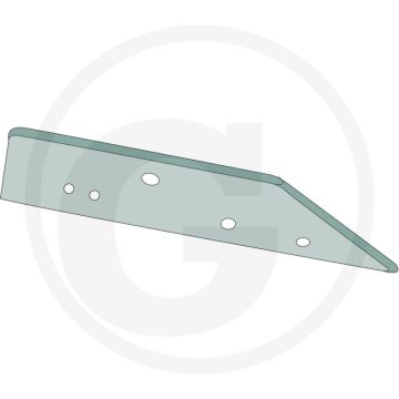 Zoolijzer links lengte: 620 mm hoogte: 100 mm - passend voor lichaam: ax