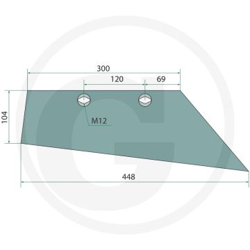 Schaar rechts - passend voor lichaam: 35-30 uw, 35-35 uw, 40-35 uw, 30 uw, 35 uw, 30 uws