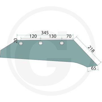 Snavelschaar inclusief bouten, rechts - passend voor lichaam: 35-27 uf, 35-27s