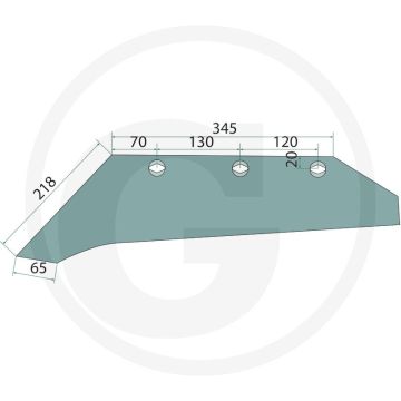 Snavelschaar inclusief bouten, links - passend voor lichaam: 35-27 uf, 35-27s