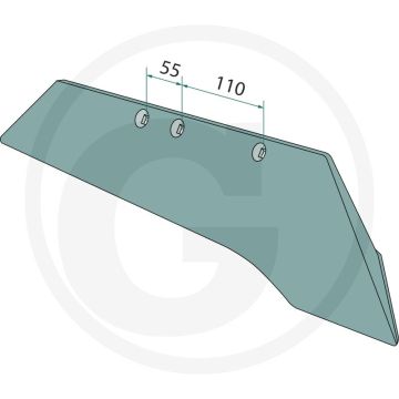 Snavelschaar versterkt ssp332opl links, hardmetaal gecoat - passend voor bp-233 os, bp-234 os