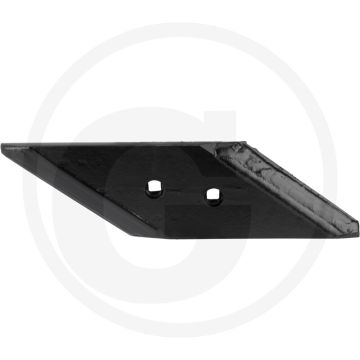 Schaarpunt gecoat - afmetingen: 112 x 18 mm, gatafstand: 65 mm, 2-gaats.