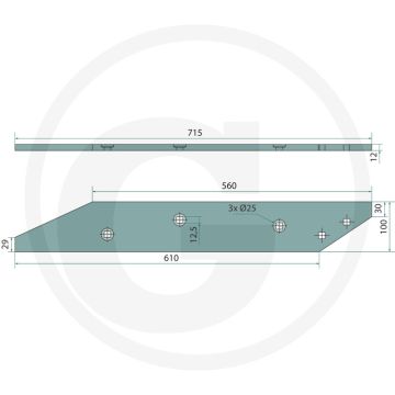 Sole iron right, long - taille : xxl
