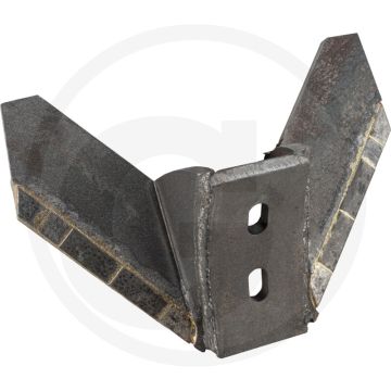 Heavy duty flügelschar mit hm-platten sw-254 - werkbreedte 300mm