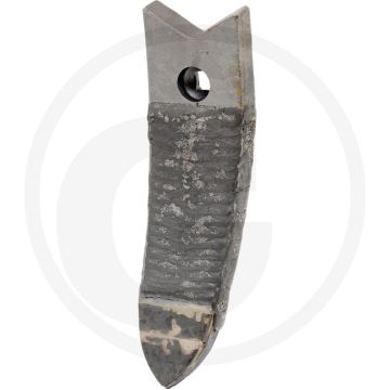 Heavy duty schaarpunt met hardgesoldeerde hardmetalen slijtplaat - duolent 270 x 75 x 20