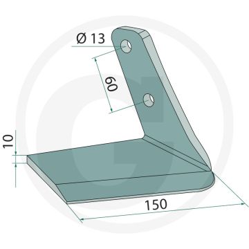 Vleugeldeel rechts - type: triolent - montagetip: gebruik geen luchtdrukgereedschappen