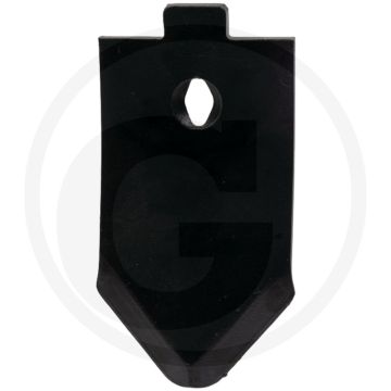 Frank schaarpunt gehard - afmetingen: 120 x 10 mm
