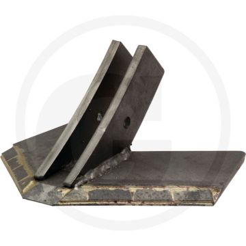 Heavy duty vleugelschaar met hardgesoldeerde hardmetalen slijtplaat - werkbreedte 305mm