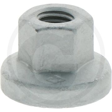 Ecrou à flasque avec dents de blocage - dimensions (mm) : m10, type : all-rounder