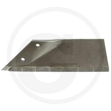 Ciseaux à ailes gauche, fl 37d avec plaque d'usure en carbure brasé - largeur de travail 380mm