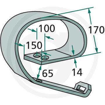 Bladveer 150 x 14 mm - grondbewerking en zaaitechniek