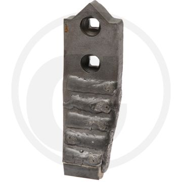 Heavy duty beitelpunt met hardgesoldeerde hardmetalen slijtplaat - passende bouten: 2 x 1801290812