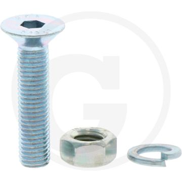 Boulon m12 x 55, 10.9 pour cultivateurs en granit