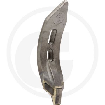 Heavy duty schaarpunt mixer met hardgesoldeerde hardmetalen slijtplaat - afmetingen: 410 x 100 x 20 mm