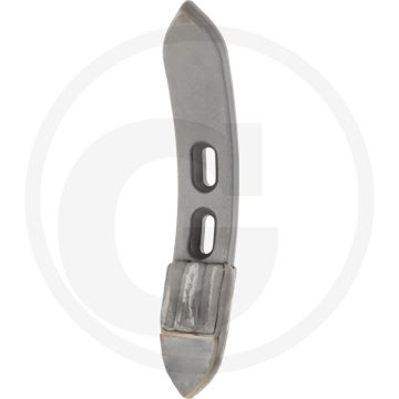 Heavy duty schaarpunt met hardgesoldeerde hardmetalen slijtplaat - afmetingen: 360 x 60 x 20 mm