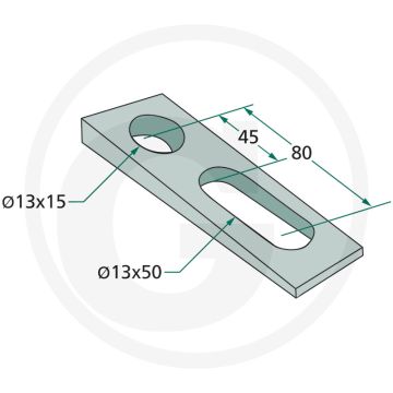 Spie, 2° passend voor: houder 180200-qca-4700