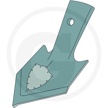 Beitel 100 x 6 mm met 1 gat - montagetip: vermijd luchtdrukgereedschappen