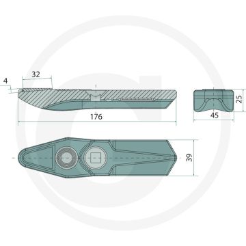 Endurance carbide scharspitze - swifter, 46 hrc härte, made in germany