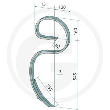 Dent 50 x 13 mm : conservez la dent avec ces dimensions !