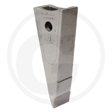 Heavy duty beitel met hardgesoldeerde hardmetalen slijtplaat - passend voor: lely