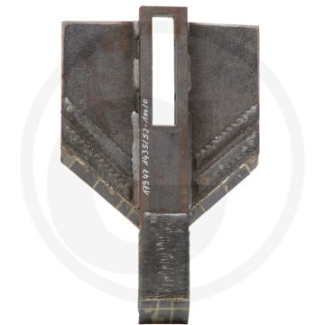Heavy duty beitel met hardgesoldeerde hardmetalen slijtplaat - niet met pneumatisch gereedschap aandraaien