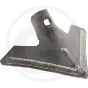 Schoffel 200 mm gecoat - 5 mm dikte, 200 mm afmetingen, 200 mm werkbreedte