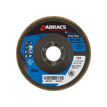 Fächerscheibe Ø115 x 10 x 22mm - 60er Körnung