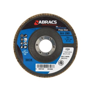 Fächerscheibe Ø115 x 8 x 22mm - 80er Körnung