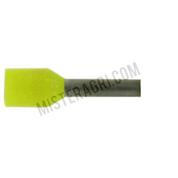 Embouts de câbles - jaunes, pour câbles de 1 mm².