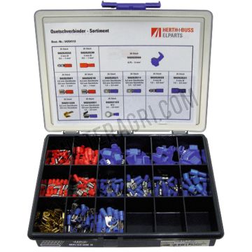Assortiment de clips de câbles - 295 pièces