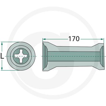 Tussenstuk 26 x 26 mm - Grondbewerking en zaaitechniek