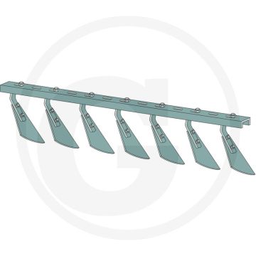 Binnen- en buitenflens voor vierkante-assen 26 x 26 mm, type III - Afb. nr. 1 (Grondbewerking en zaaitechniek)
