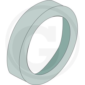 Oliekeerring voor vierkante-assen 40 x 40 mm, type II (Afb. nr. 5)