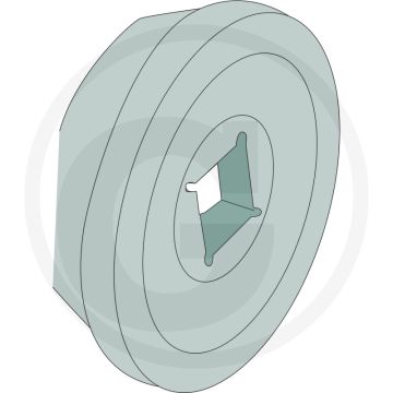 Buitenflens (Ø: 158 mm)