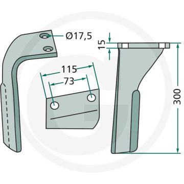 Rotorkopegtand (links, MZ28B LI)