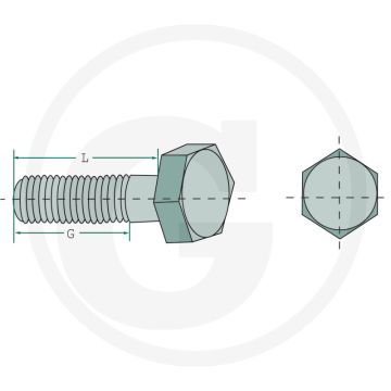Bout (M12 x 1,25 x 45 mm, 12.9)