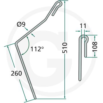 Eggetand (lang II)