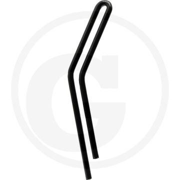 Eggetand (geknikte veertand, rechts)