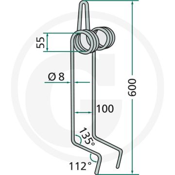 Eggetand M-Drill Kverneland / Accord.