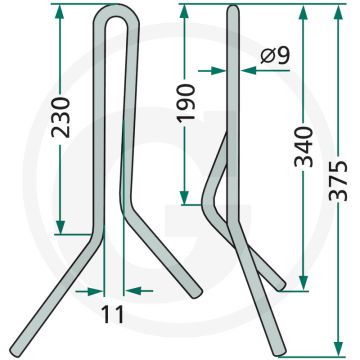 Eggetand Lemken (Hassia) - Menke-Nr. 50865