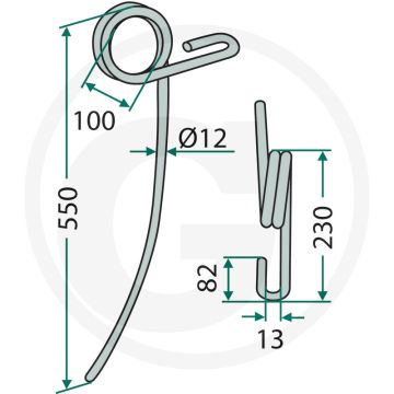 Eggetand Megaseed 12mm - 550mm - Rabe