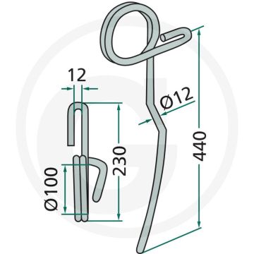 Eggetand (links)