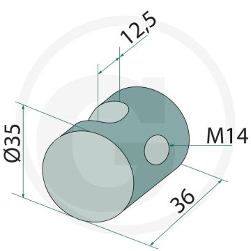 Steelbevestigingen (M14)