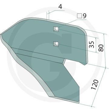 Winkelmesser (links)