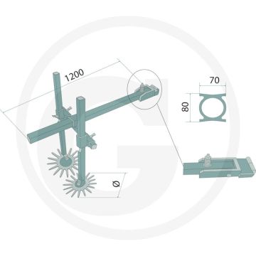 K.U.L.T. Vingerwieder set (medium, geel-middelhard)