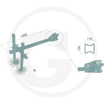 K.U.L.T. Vingerwieder set (klein, geel-middelhard)