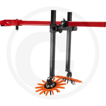 K.U.L.T. Fingerhacken-Set (inkl. 2 Fingerhackenelemente, Eckverbinder, Querträger, Werkzeugträger für K.U.L.T.-Profilrahmen (ARGUS), Breite der Klemmung 90 mm)