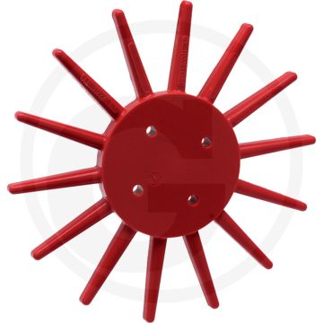 K.U.L.T. Vingerwieder (medium, rood-hard inclusief bouten M8 x 40 en moeren)